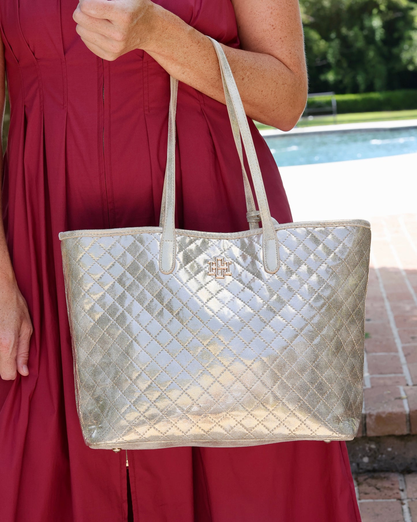 Sheffield Tote Champagne Pop