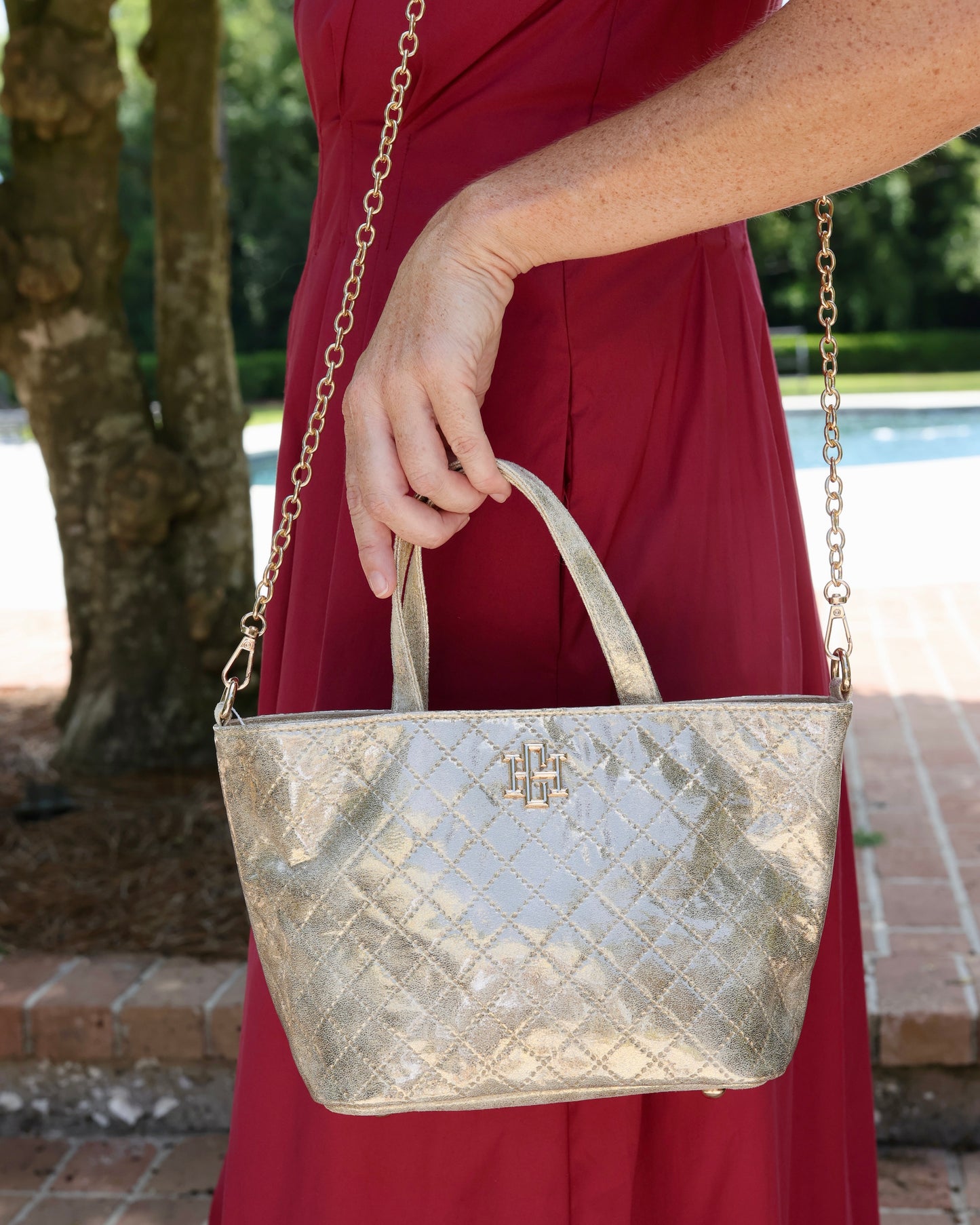 Maren Mini Tote Champagne Pop