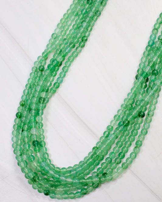 Brookline Layered Beaded Necklace Green