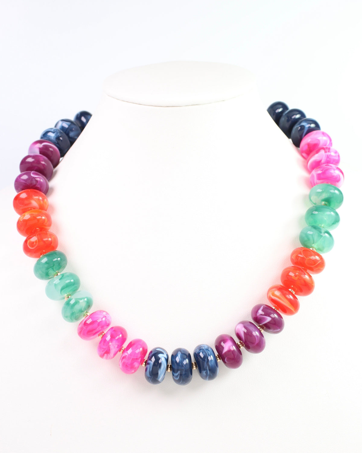 Bryant Beaded  Necklace Dark Multi