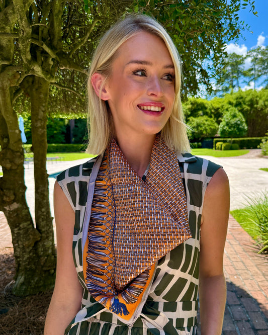 Wilmont Tassel Scarf Orange