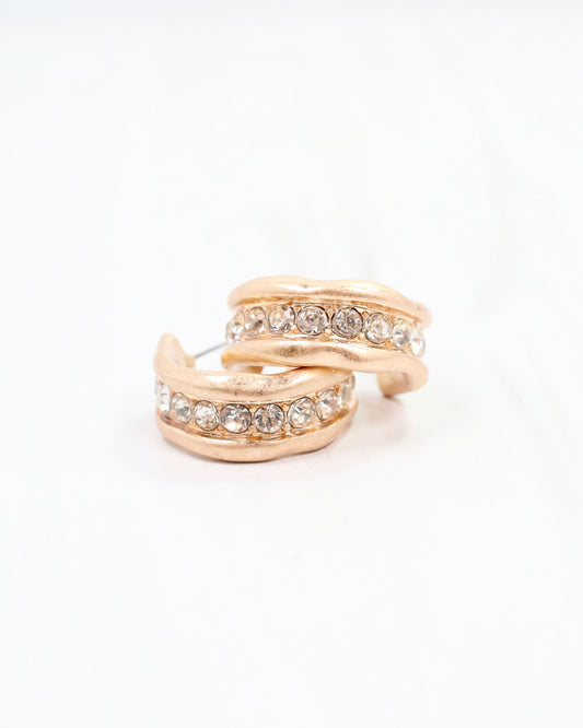 Katarina Hoop Earring Worn Gold