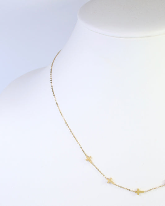 Gunnison Cross Necklace Gold