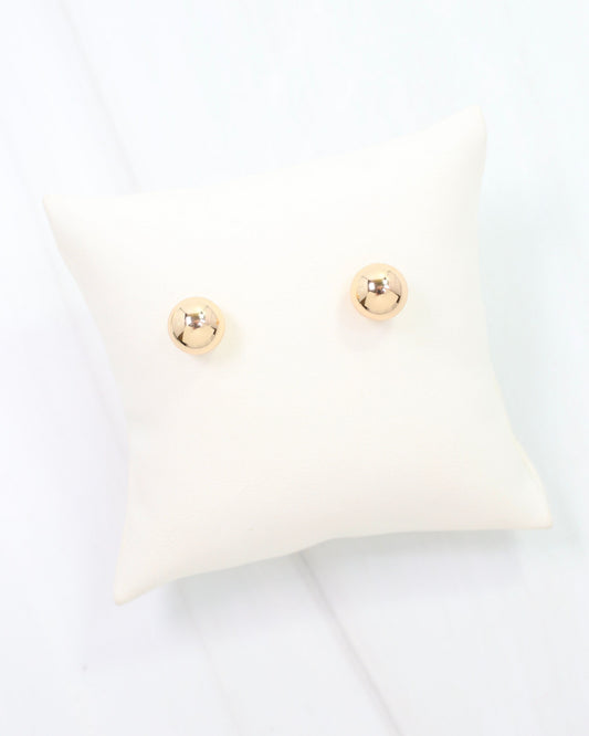 Bailey Small Ball Earring WR Gold
