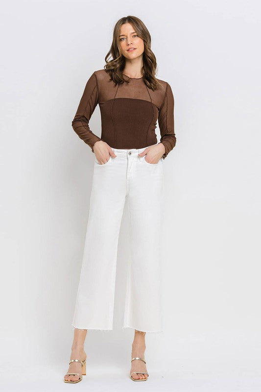 Vervet With Me White Optic High Rise Jeans