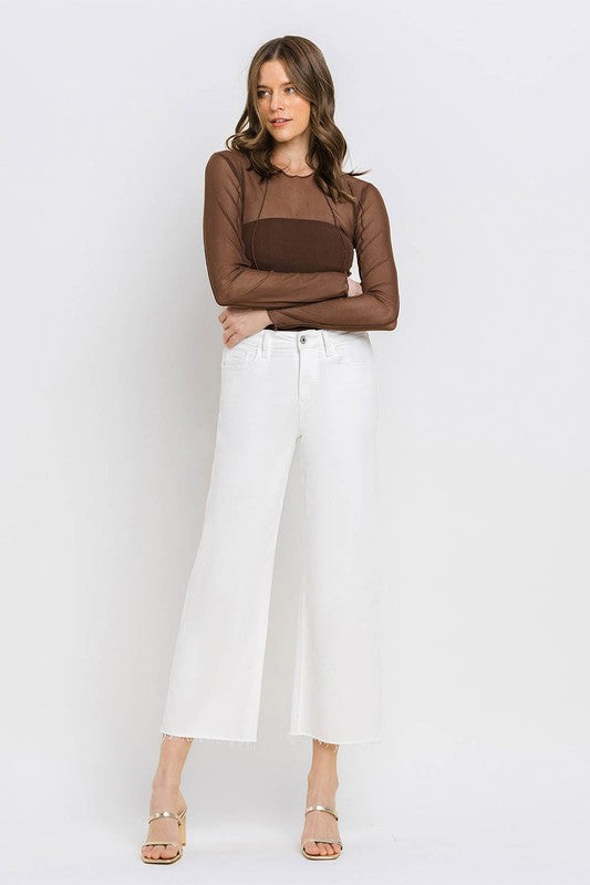 Vervet With Me White Optic High Rise Jeans