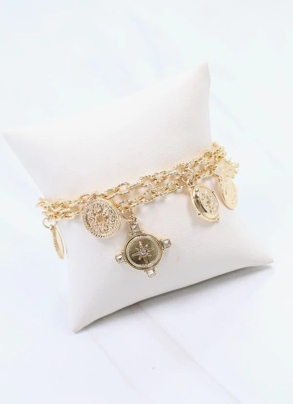 Sheryl Charm Bracelet GOLD