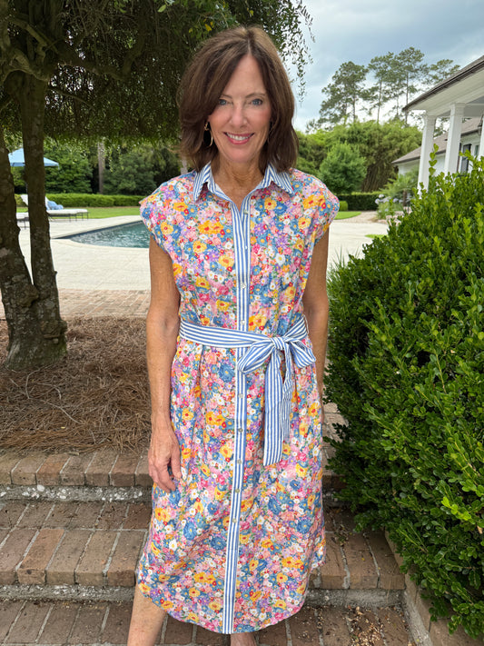 Delainey Floral Midi Dress
