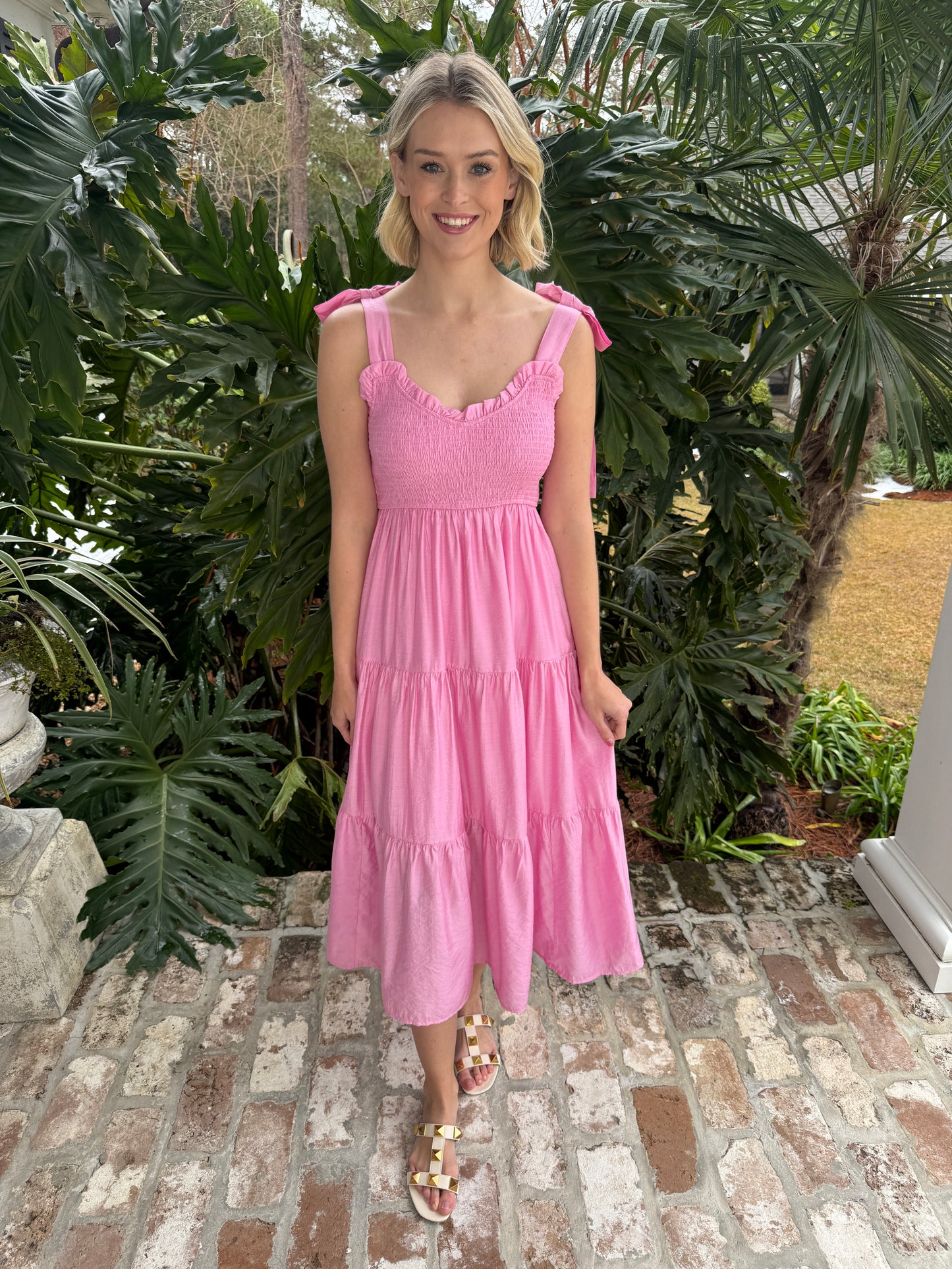 Pretty in Pink Maxi Dress