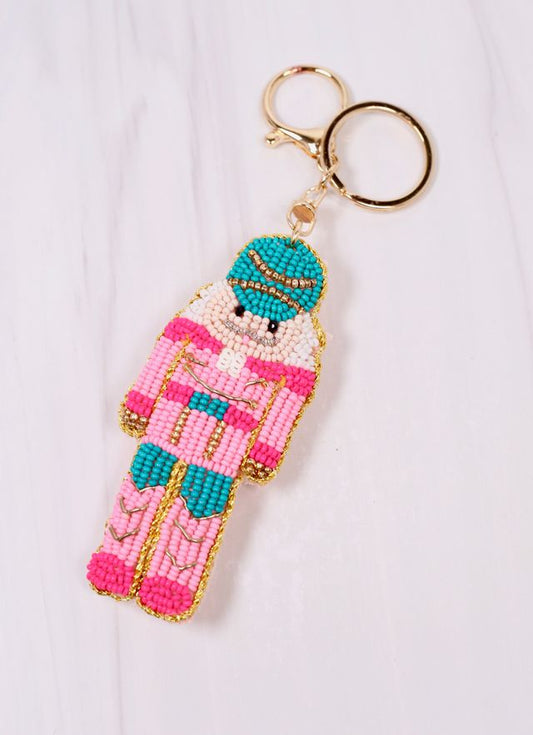 Nutcracker Prince Keychain PINK