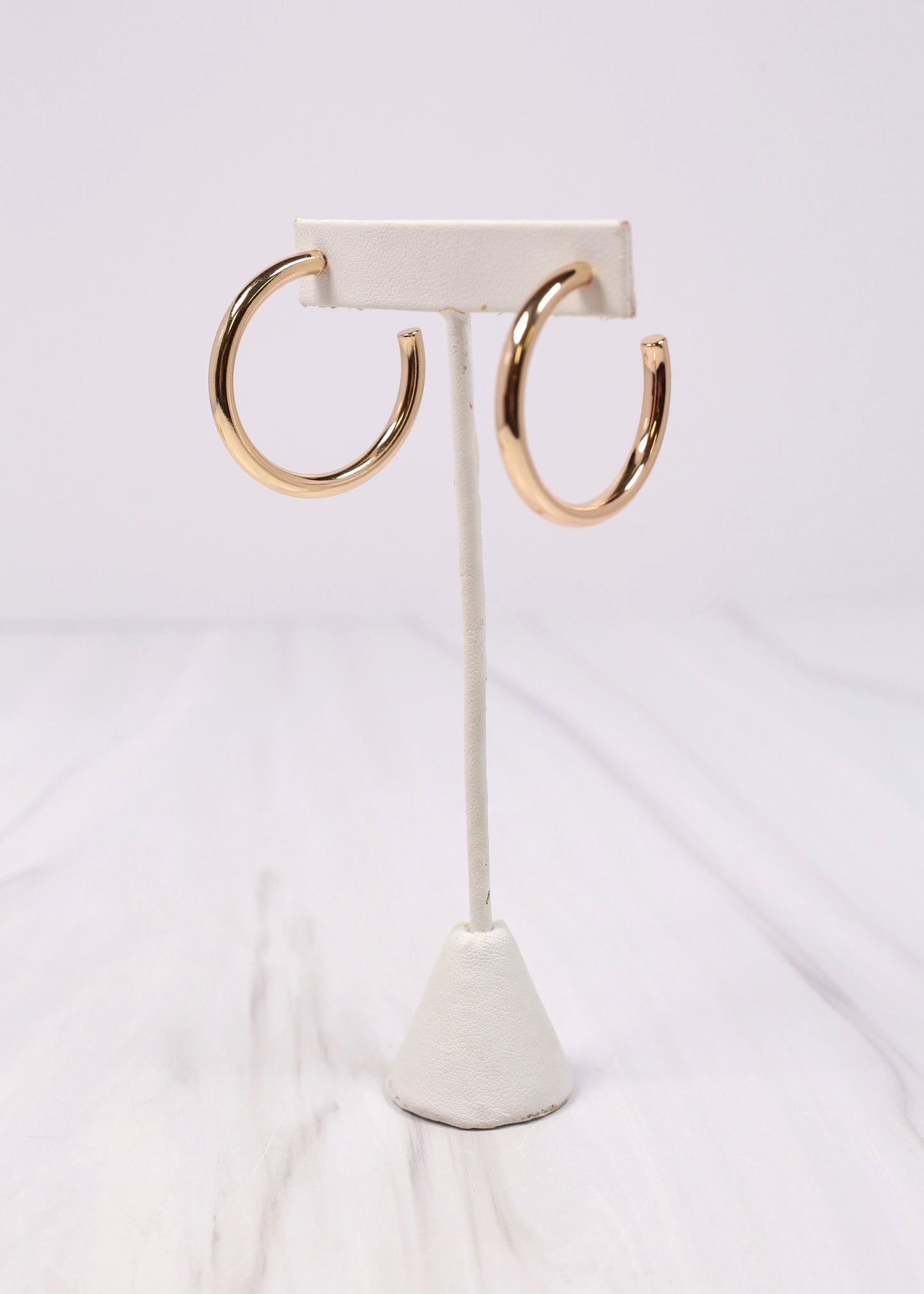 Georgina Hoop Earring Shiny Gold