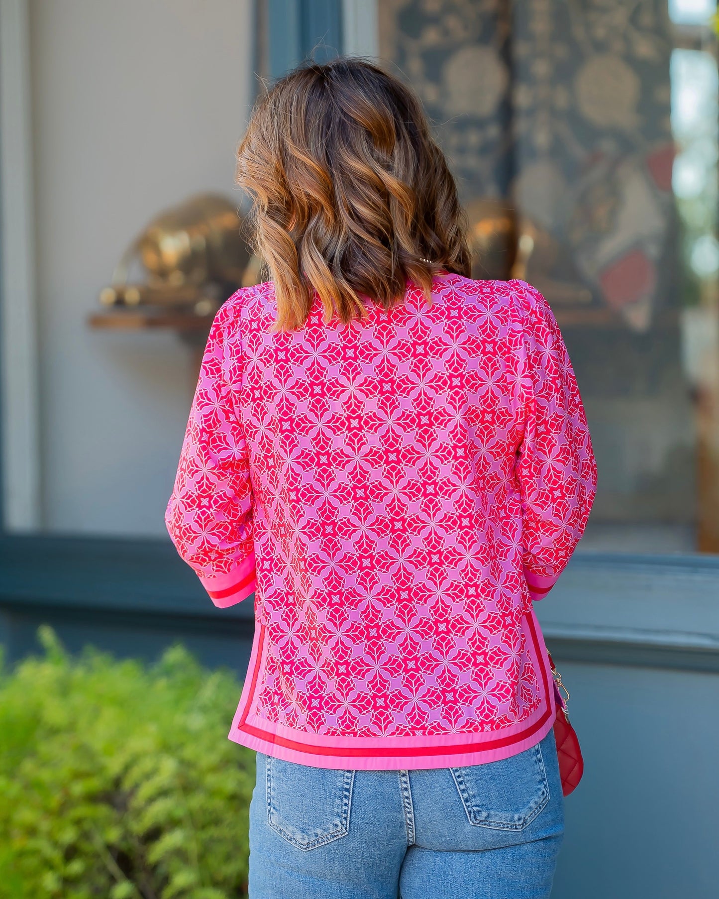 Austin Medallion Pattern Top