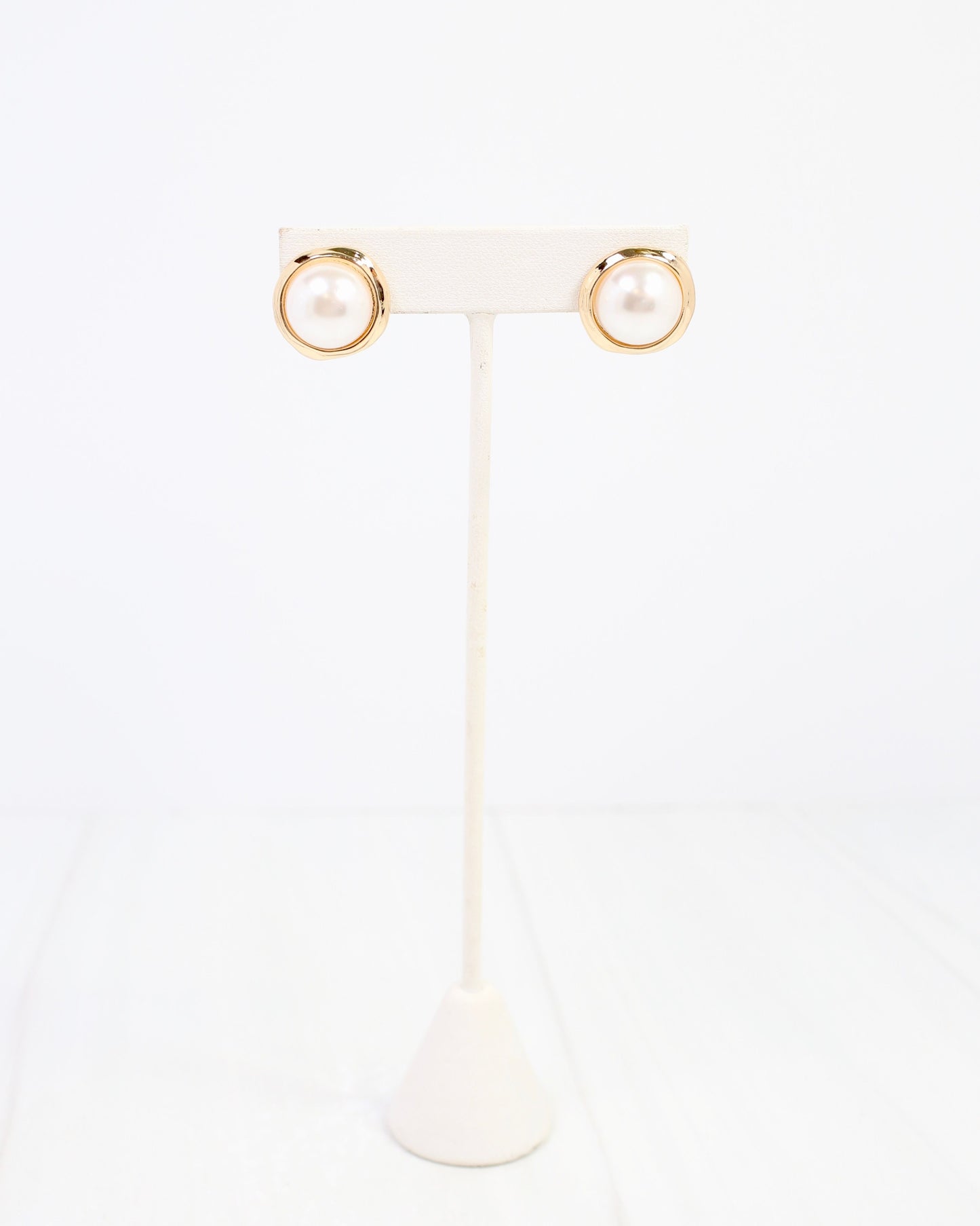 Alton Pearl Stud Earring Gold