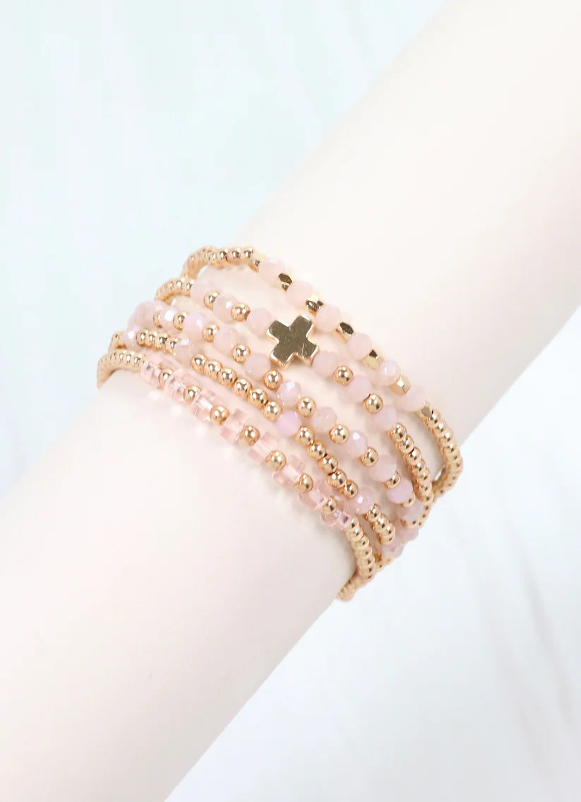 Shaun Bracelet Set BLUSH