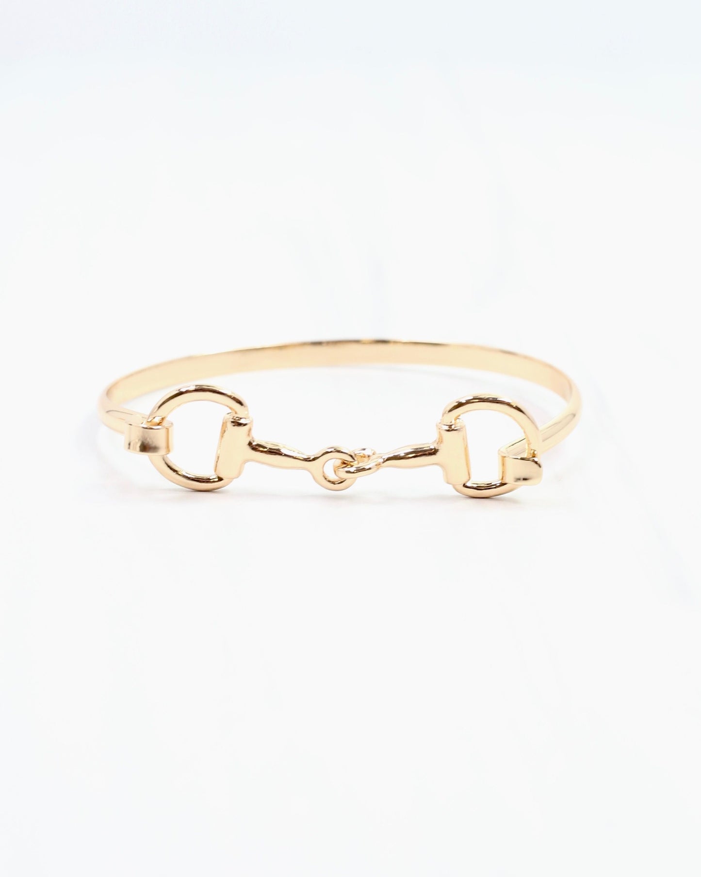 Haney Horsebit Bangle Gold