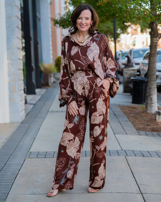 Ibiza Tropical Relaxed Fit Top