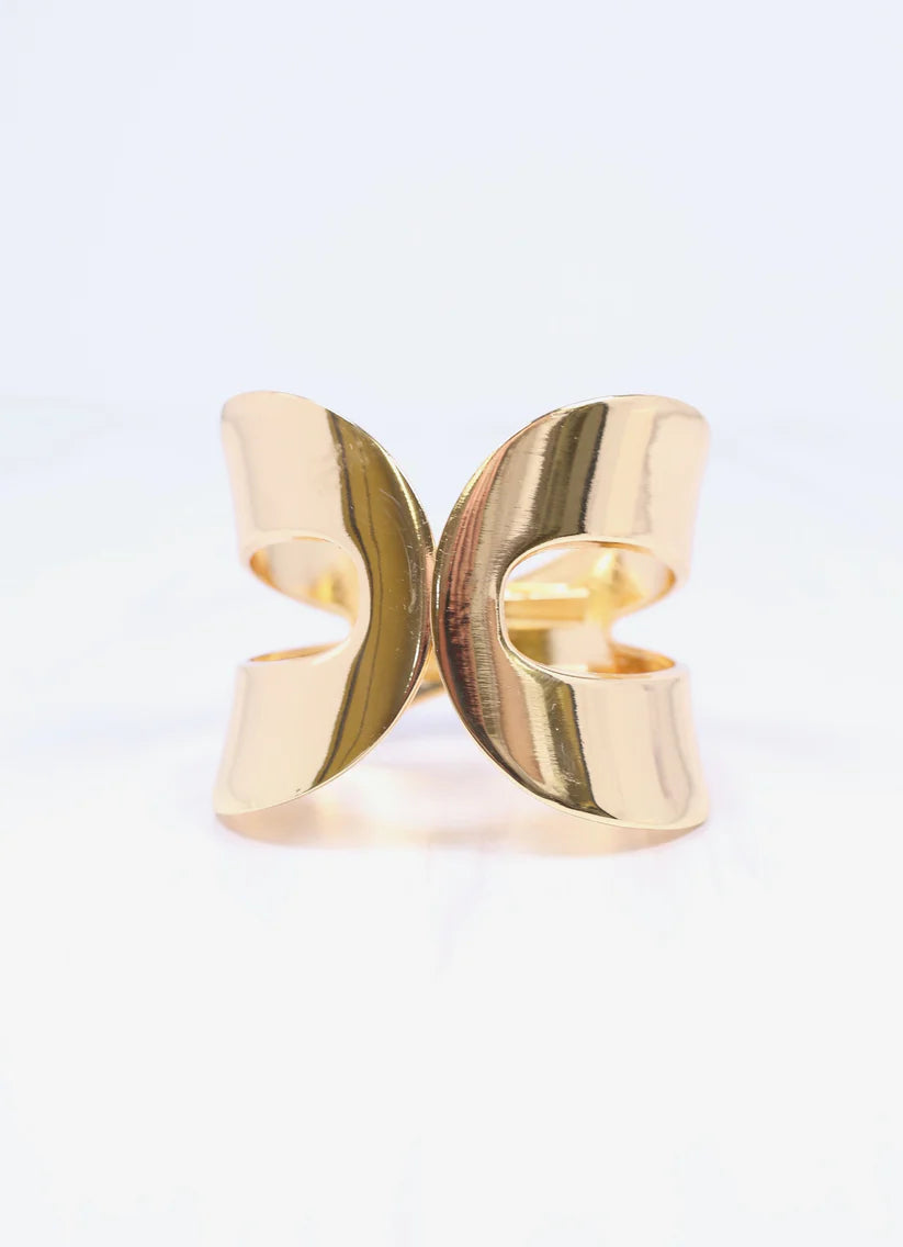 Weldon Cuff Bracelet SHINY GOLD