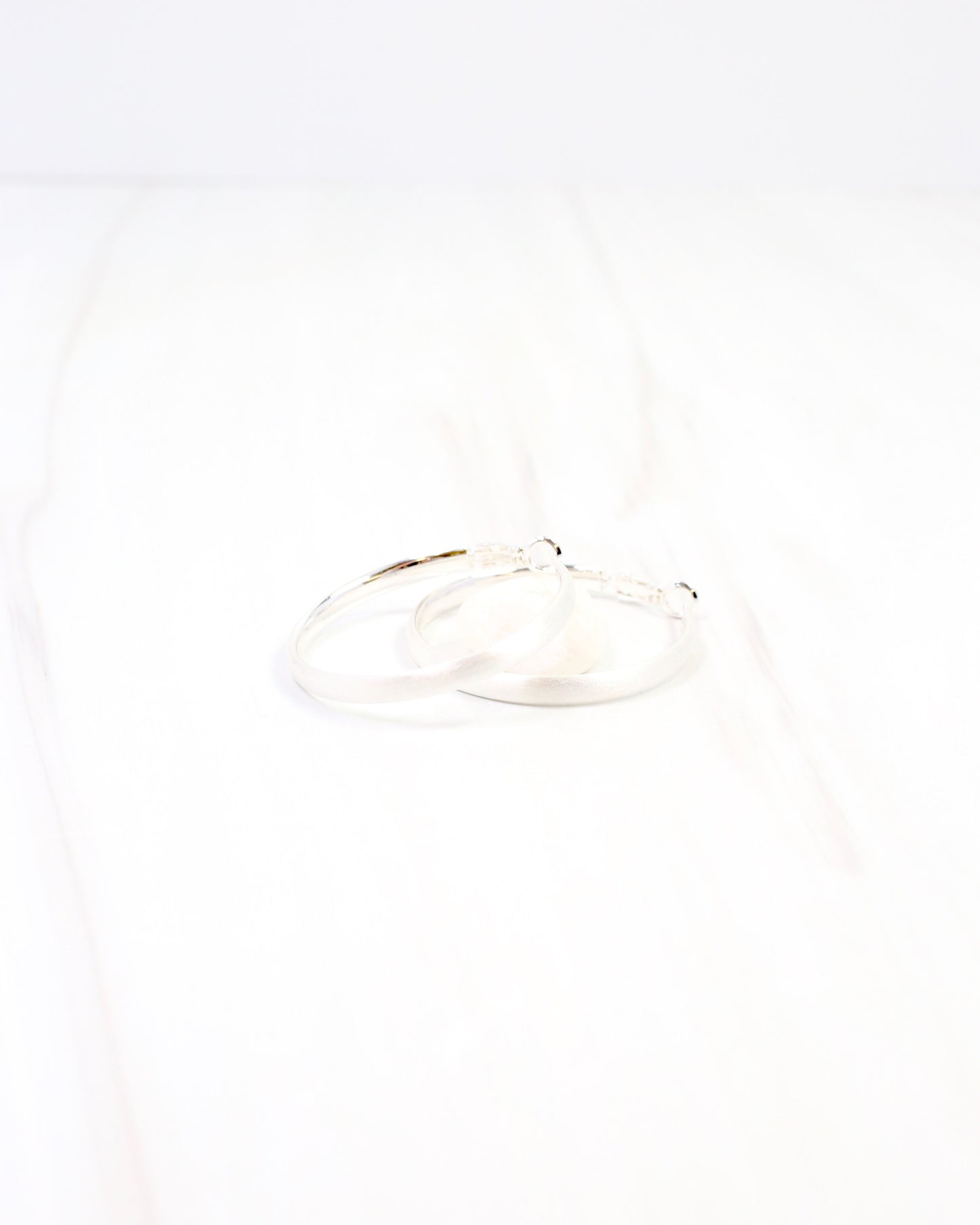 Perth Small Hoop Earring WR Silver