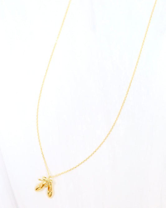 Lilllie Ballerina Necklace WR Gold