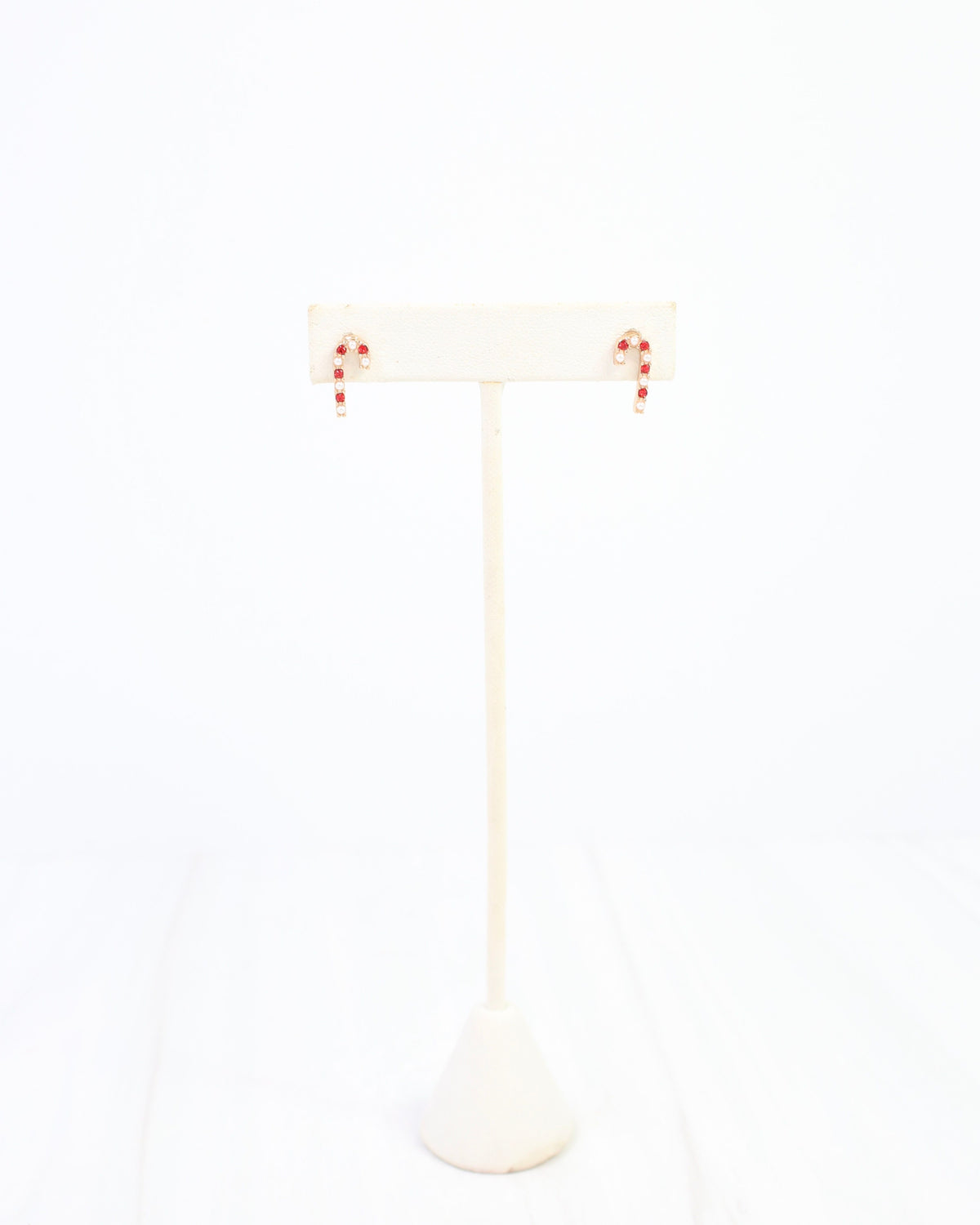 Kris Kringle Candy Cane Stud Red