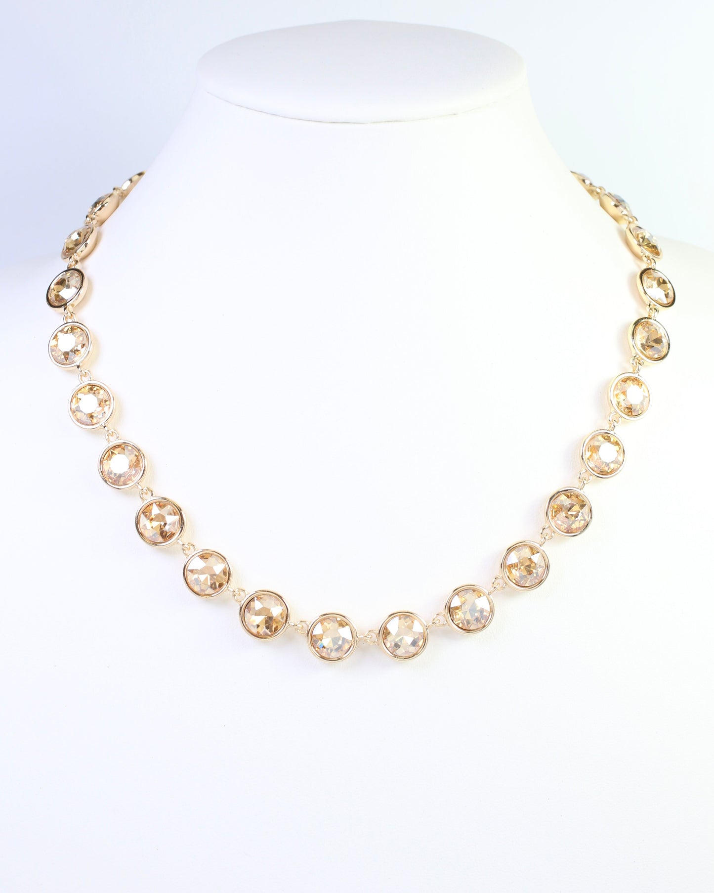 Kadis Crystal Necklace Champagne