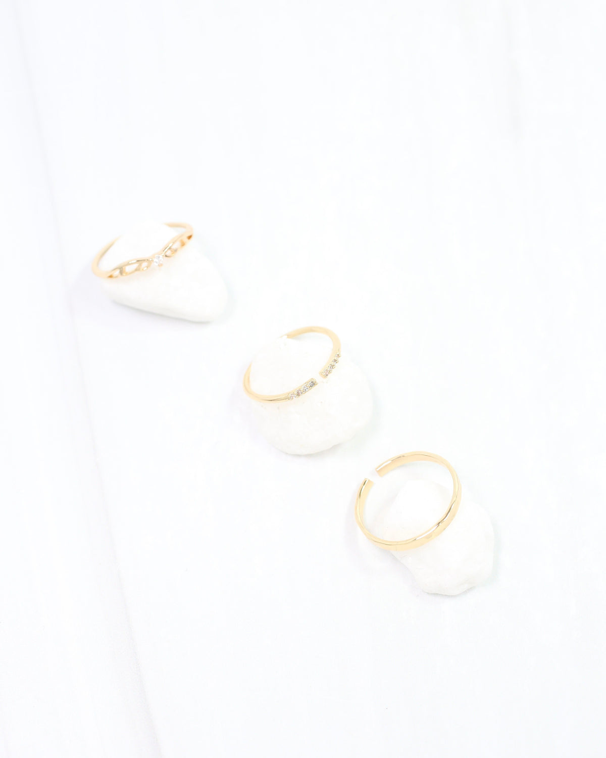 Ward CZ Ring Set WR Gold