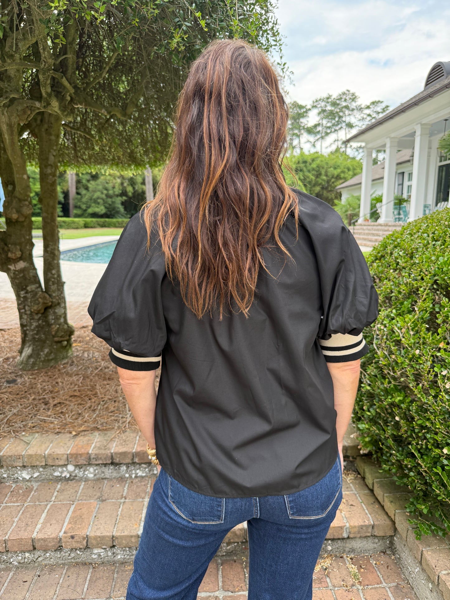 Ryals Zip Up Top- Black