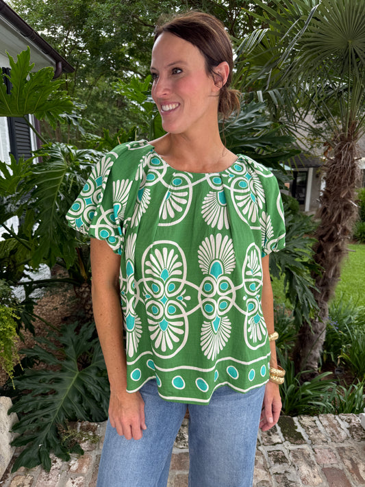 Andros Printed Top