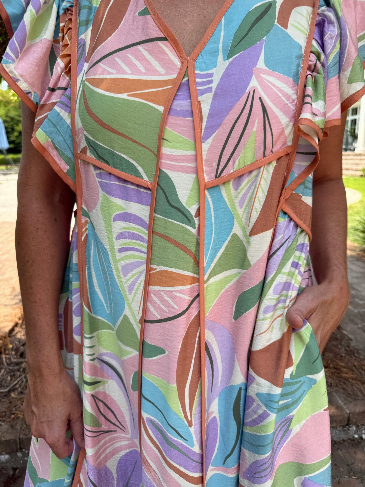 Soleil Tropical Printed Maxi