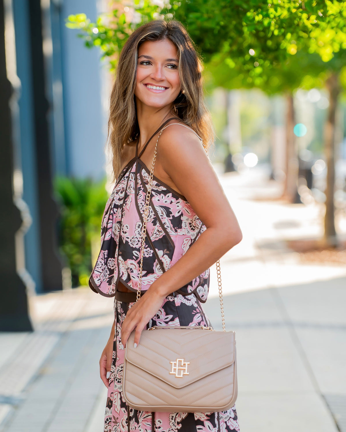 Mia Crossbody Bag Latte VQ