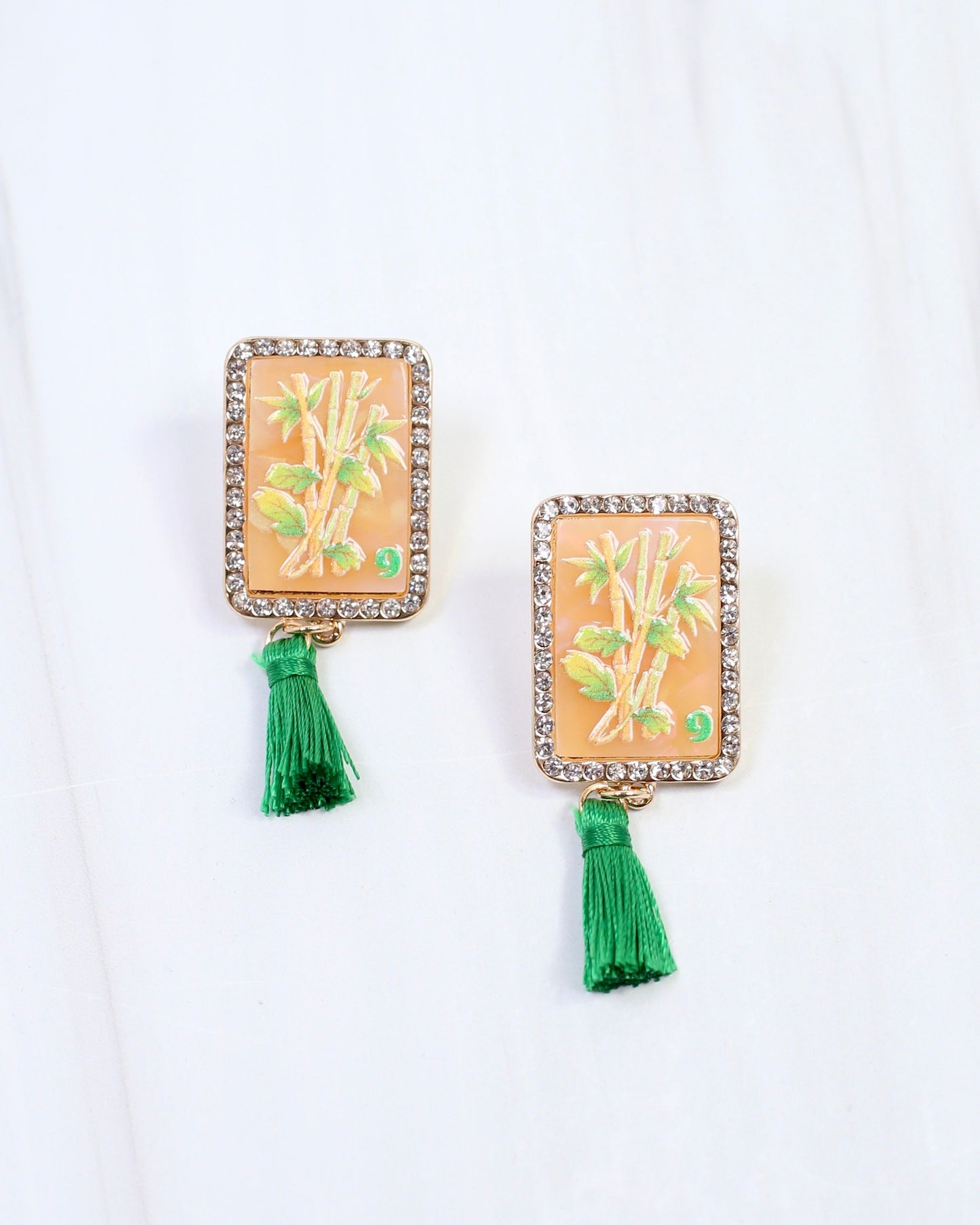 Rack Em Earring Green