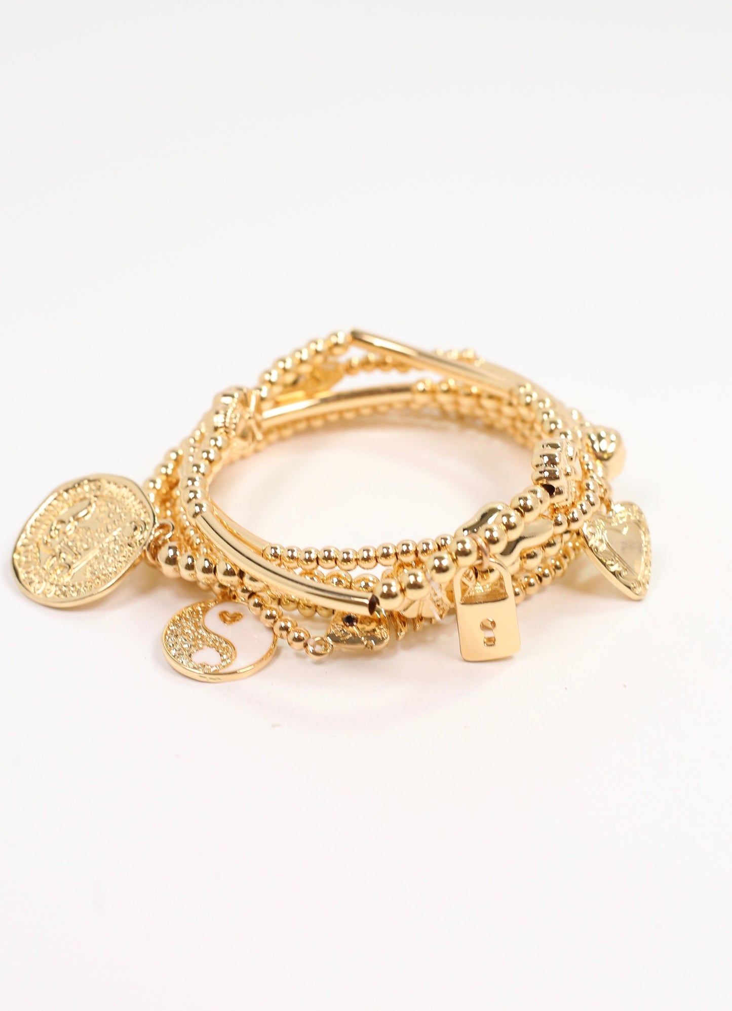 Mareva Charm Bracelet Set GOLD