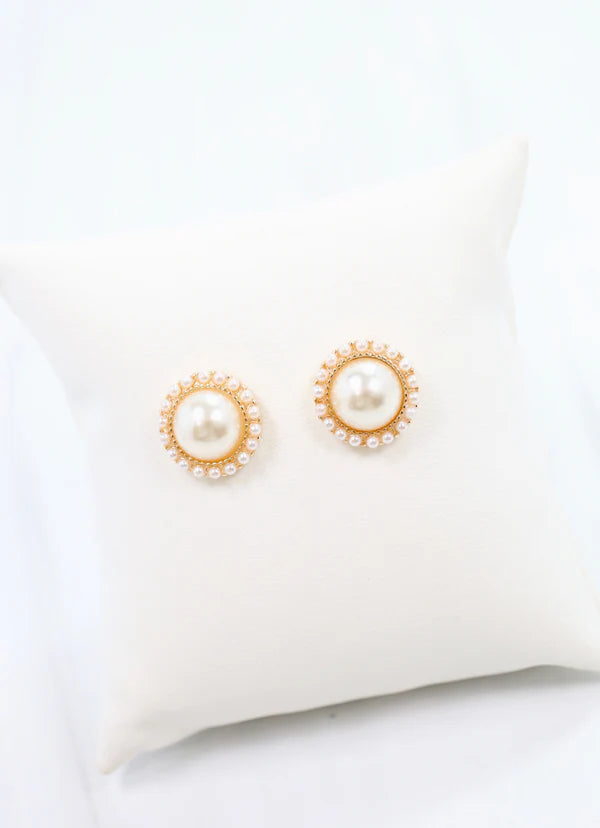 Alvaro Pearl Stud Earring IVORY