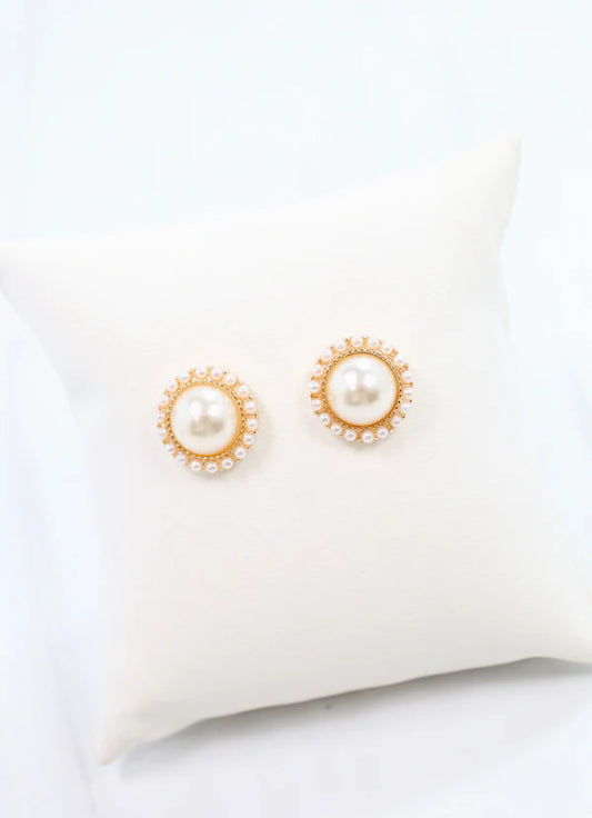 Alvaro Pearl Stud Earring IVORY