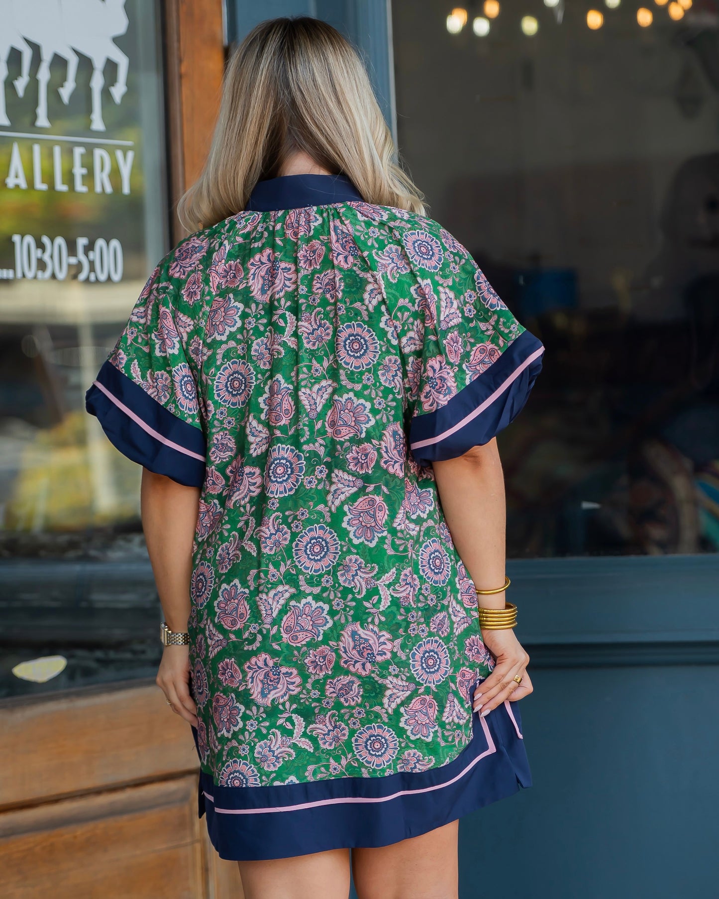 Savannah Floral Paisley Print Dress