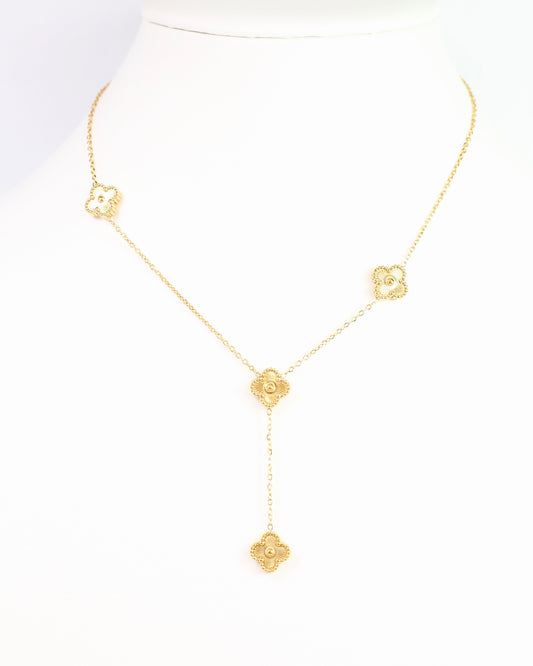 Carlton Clover Necklace Gold