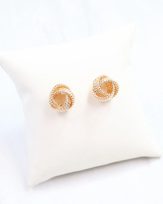 Therese Knot Earring Gold