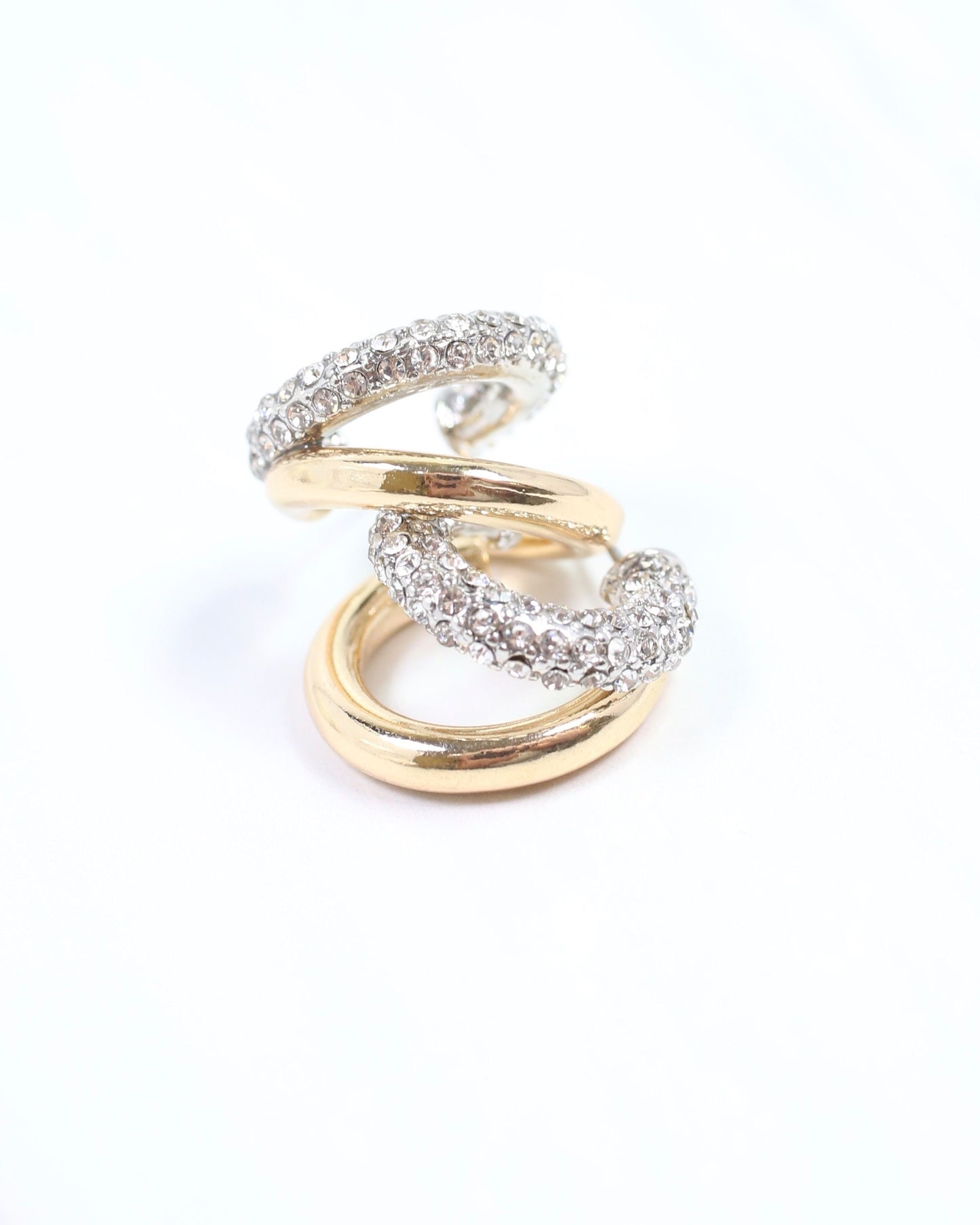 Darby Double Hoop Earring Gold