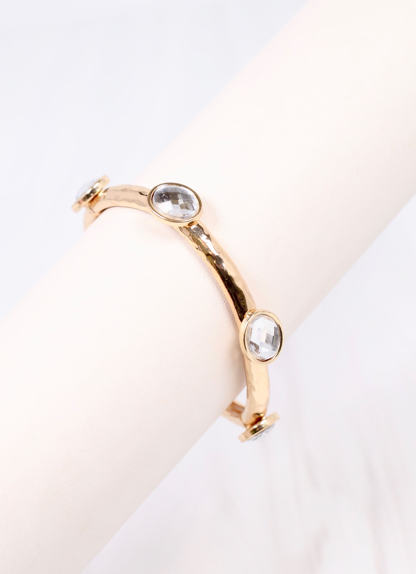 Khan Stone Stretch Bracelet Gold