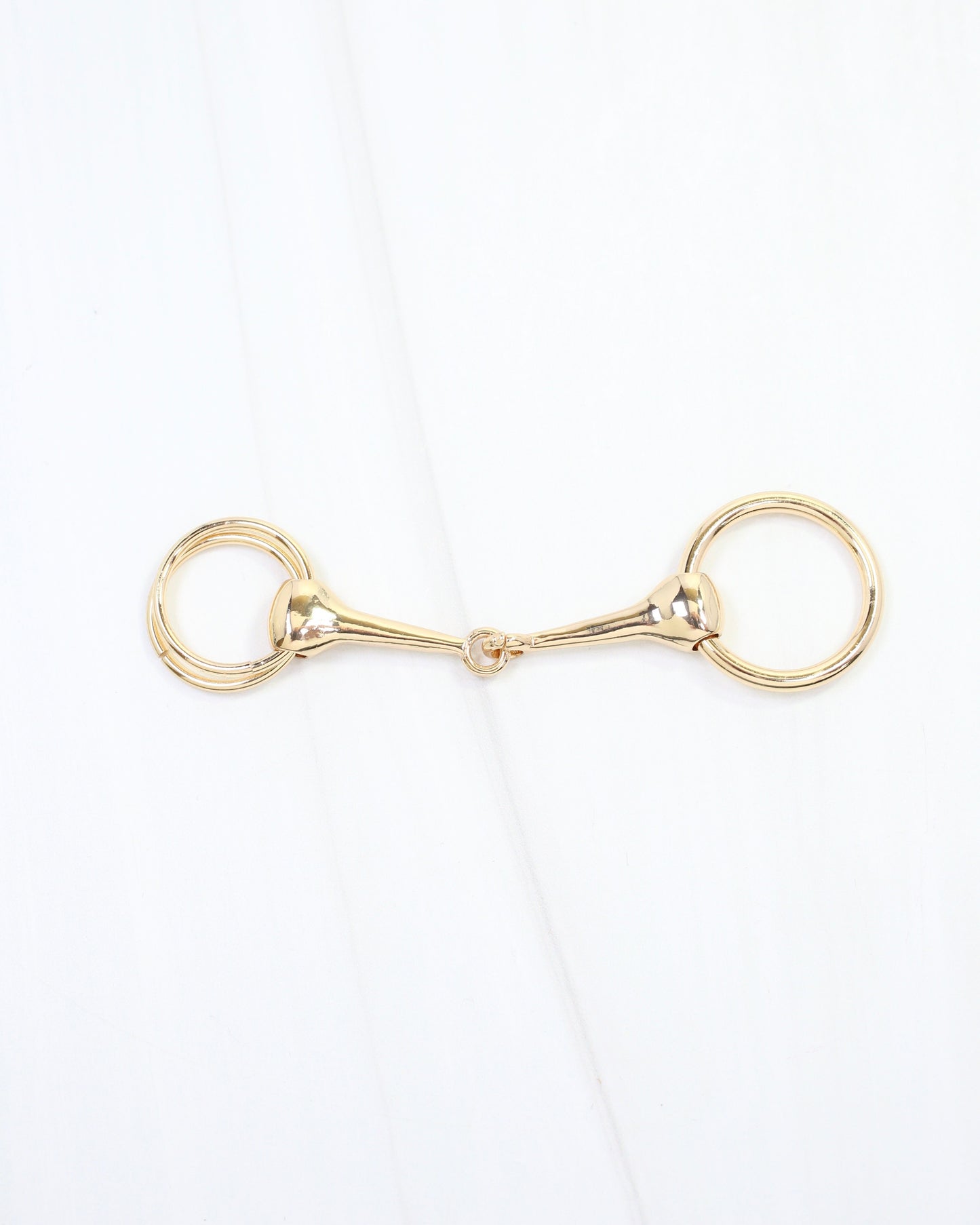 Lady Horsebit Scarf Slide Gold