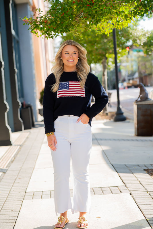 Loveland American Flag Sweater