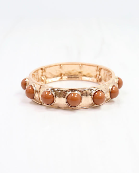 Reagan Stretch Bracelet Taupe