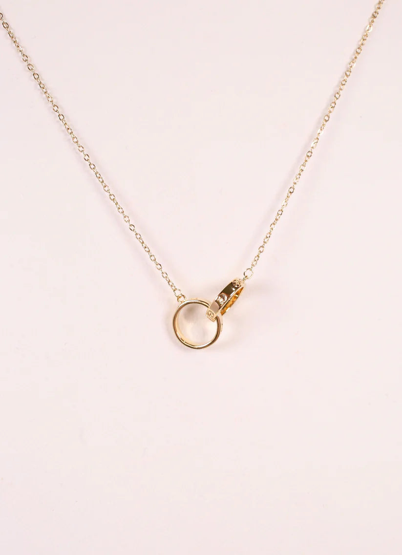 Kerns Circles Necklace GOLD