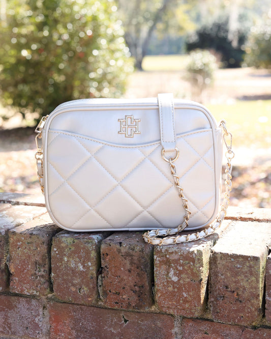 Fiona Crossbody Pearl Quilted LD