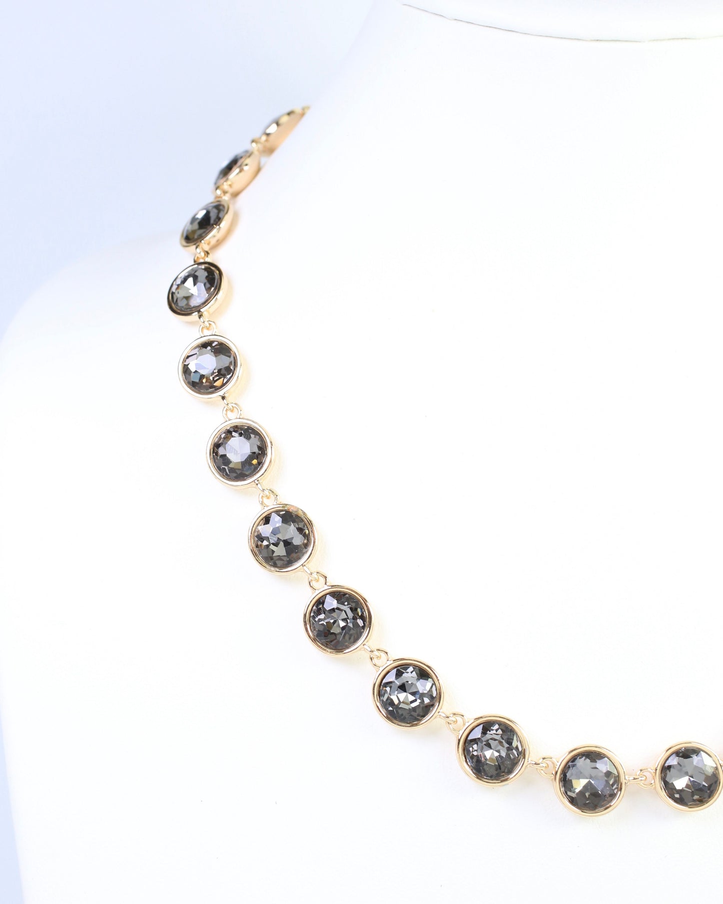 Kadis Crystal Necklace Black Diamond