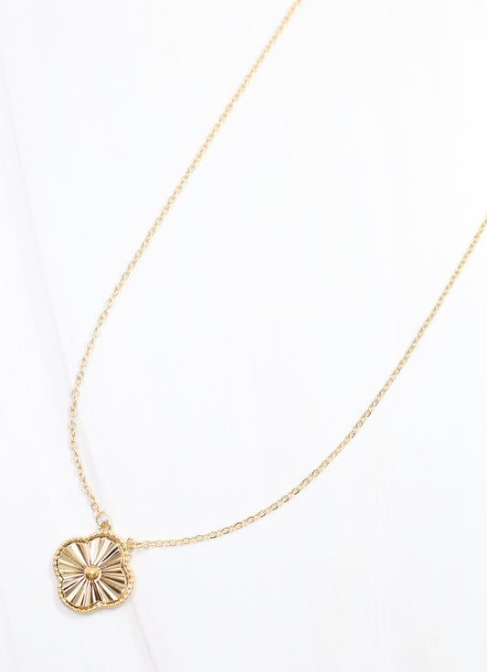 Denzel Clover Necklace Gold