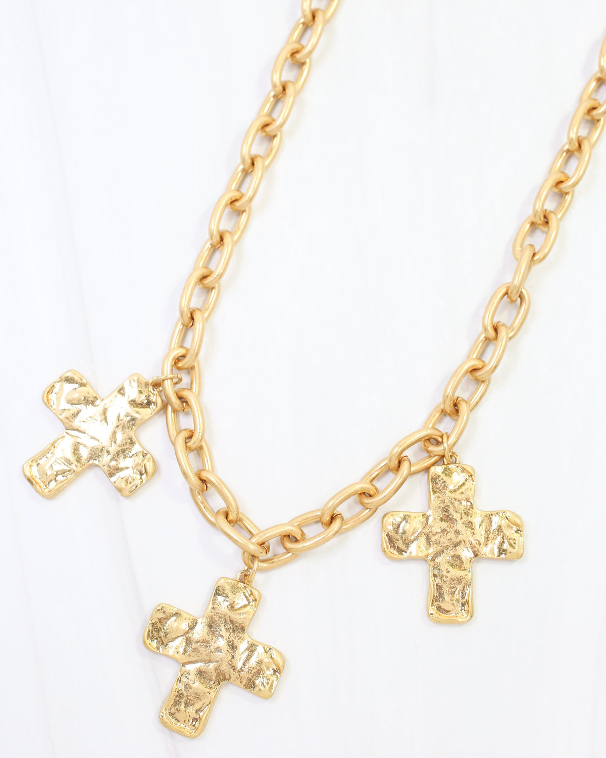 Clarence House Triple Cross Necklace WRVG