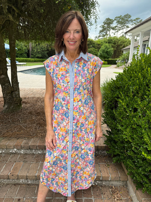 Delainey Floral Midi Dress