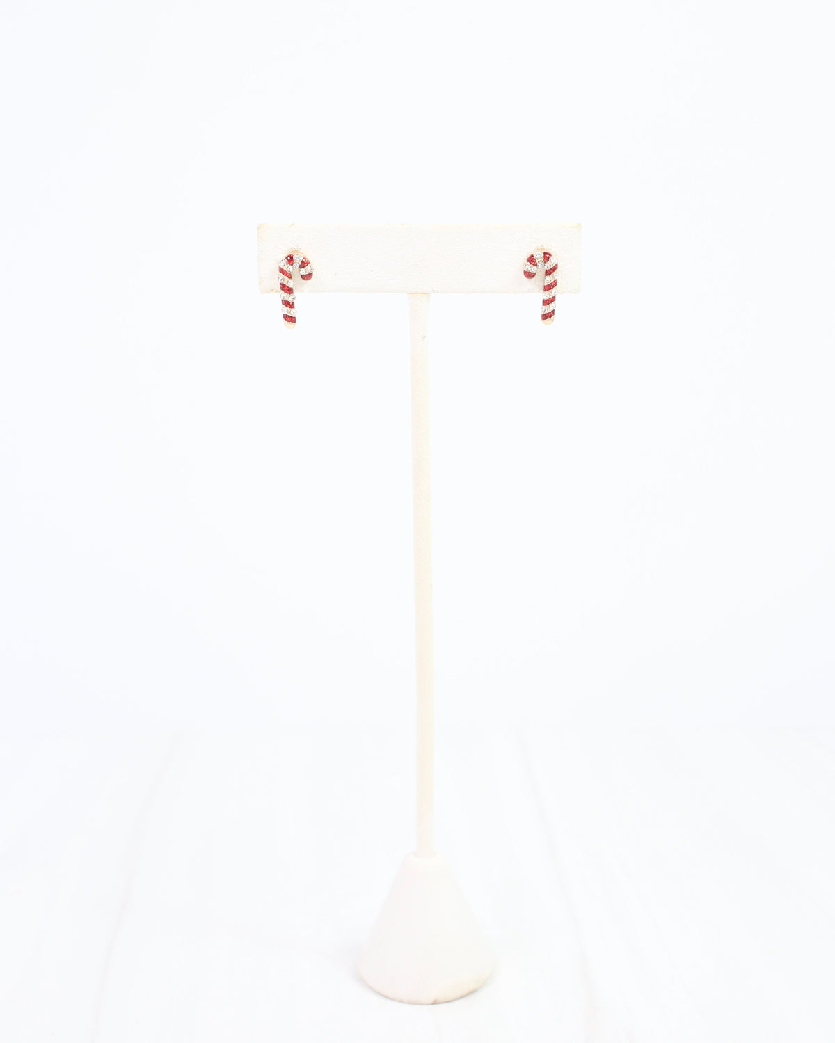 Candy Cane Dreams Stud Earring Red