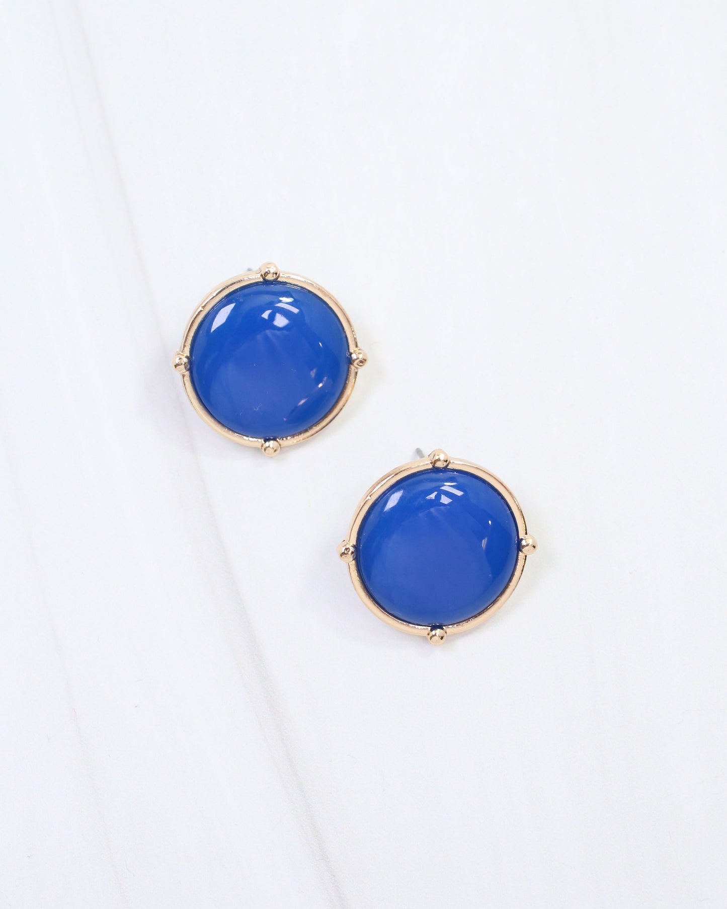 McKinley Stud Earring Blue